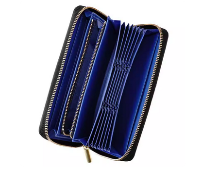 ハニーセル カーボン革 長財布