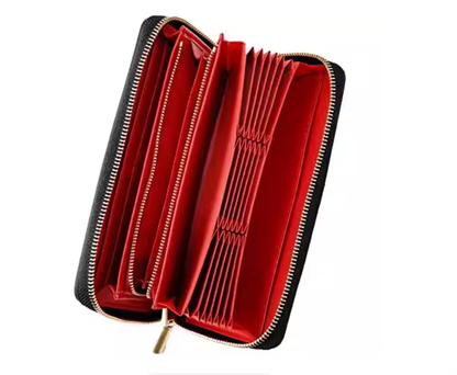 ハニーセル カーボン革 長財布